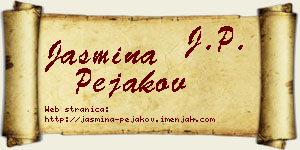 Jasmina Pejakov vizit kartica